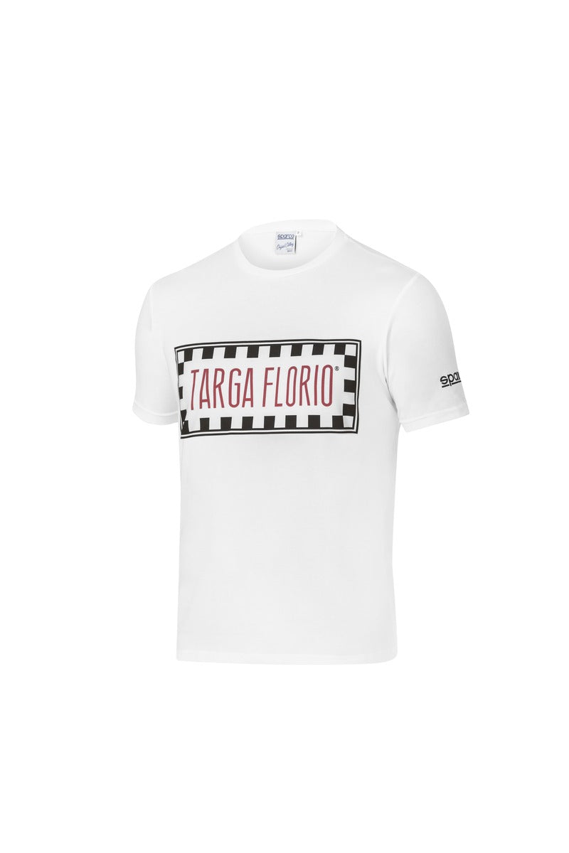 SPARCO 013039TFBI3L T-shirt TARGA FLORIO #T1 white L Photo-0 