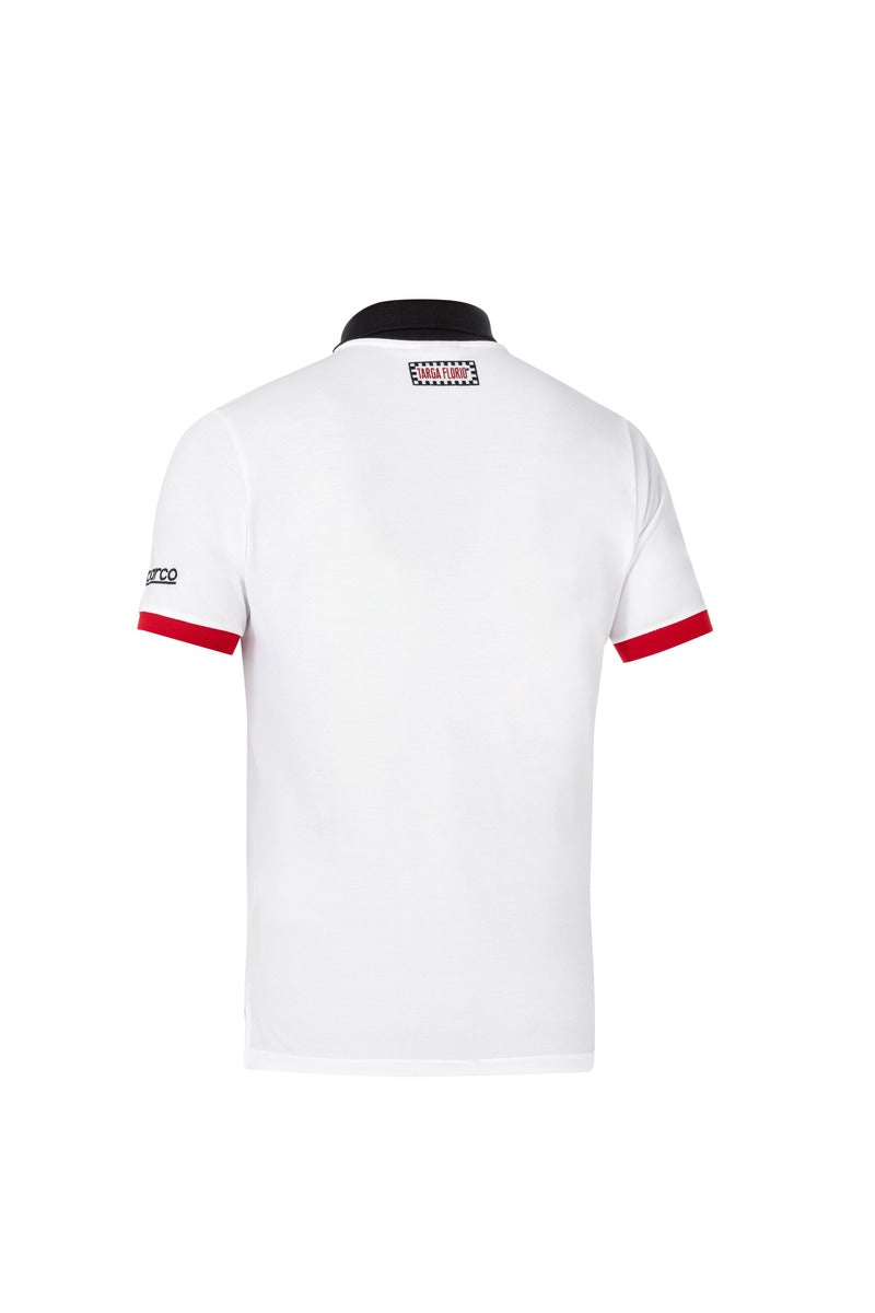 SPARCO 013040TFBIRS3L Polo TARGA FLORIO #P1 white/red L Photo-1 