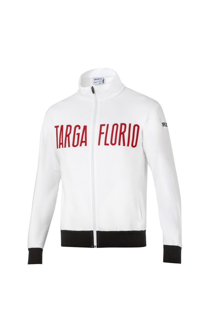 SPARCO 013042TFBI1S Full zip sweatshirt TARGA FLORIO #F2 white S Photo-0 