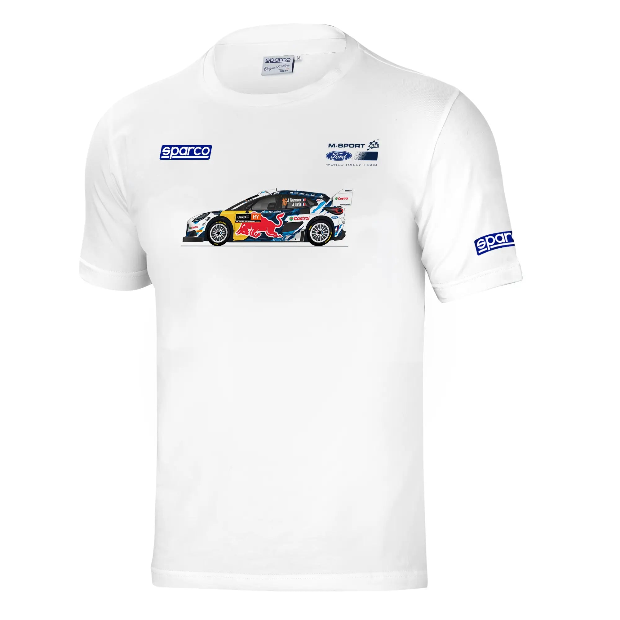 SPARCO 013059MSBI1S T-shirt M-sport WRC Sparco White S Photo-0 