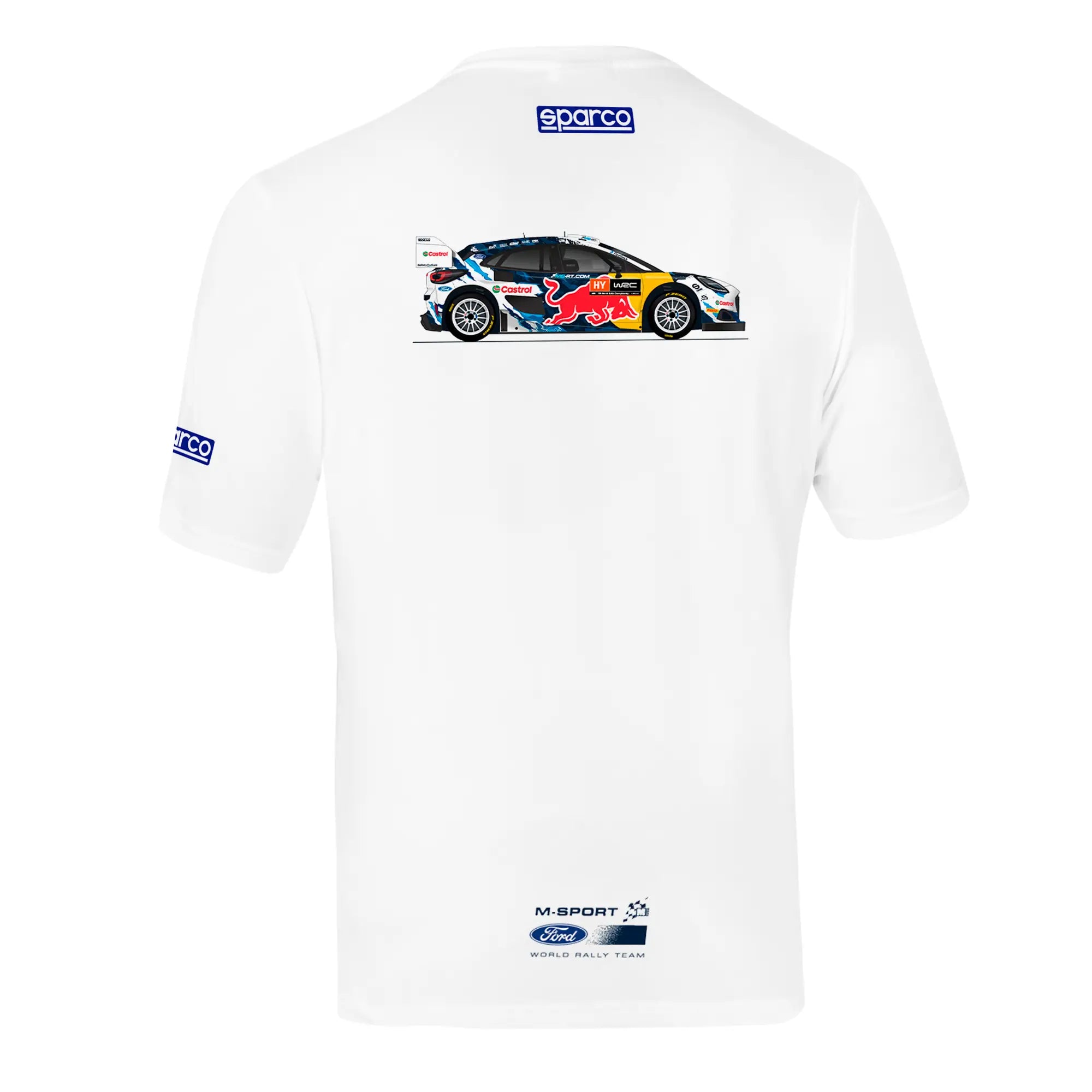 SPARCO 013059MSBI2M T-shirt M-sport WRC Sparco White M Photo-1 