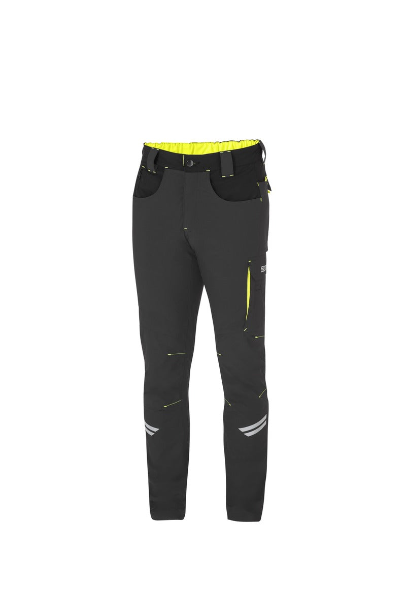 SPARCO 02425GSGF2M Mechanic's tech light trousers TW grey/yellow M Photo-0 