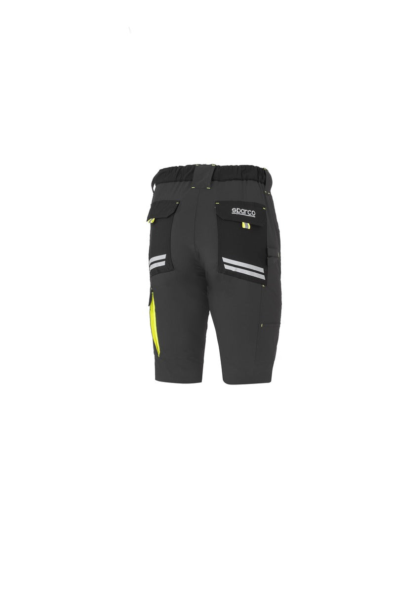 SPARCO 02428GSGF0XS Mechanic's tech light shorts TW grey/yellow XS Photo-1 