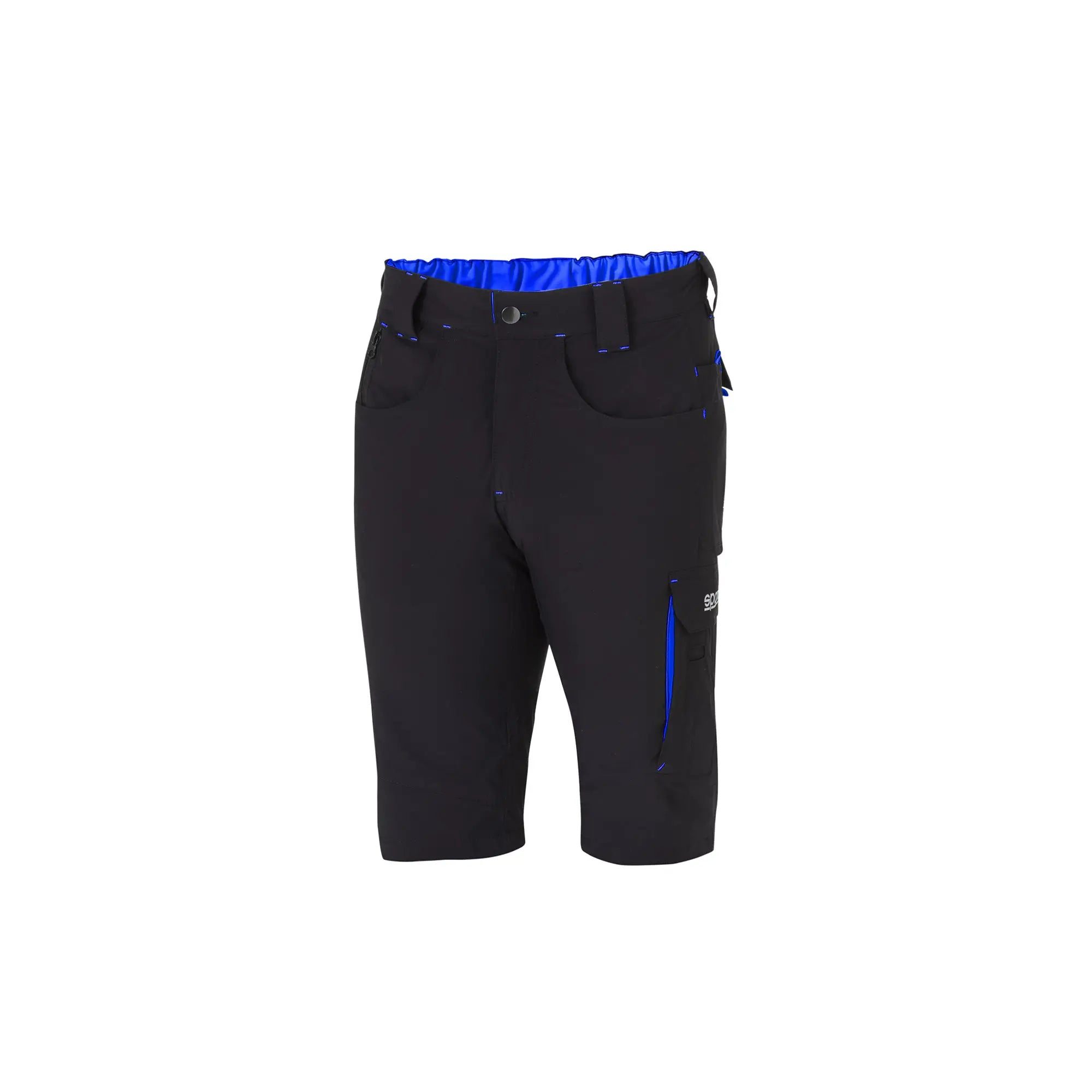 SPARCO 02428NRAZ2M Light Shorts Tech Laredo Black/Light Blue M Photo-0 