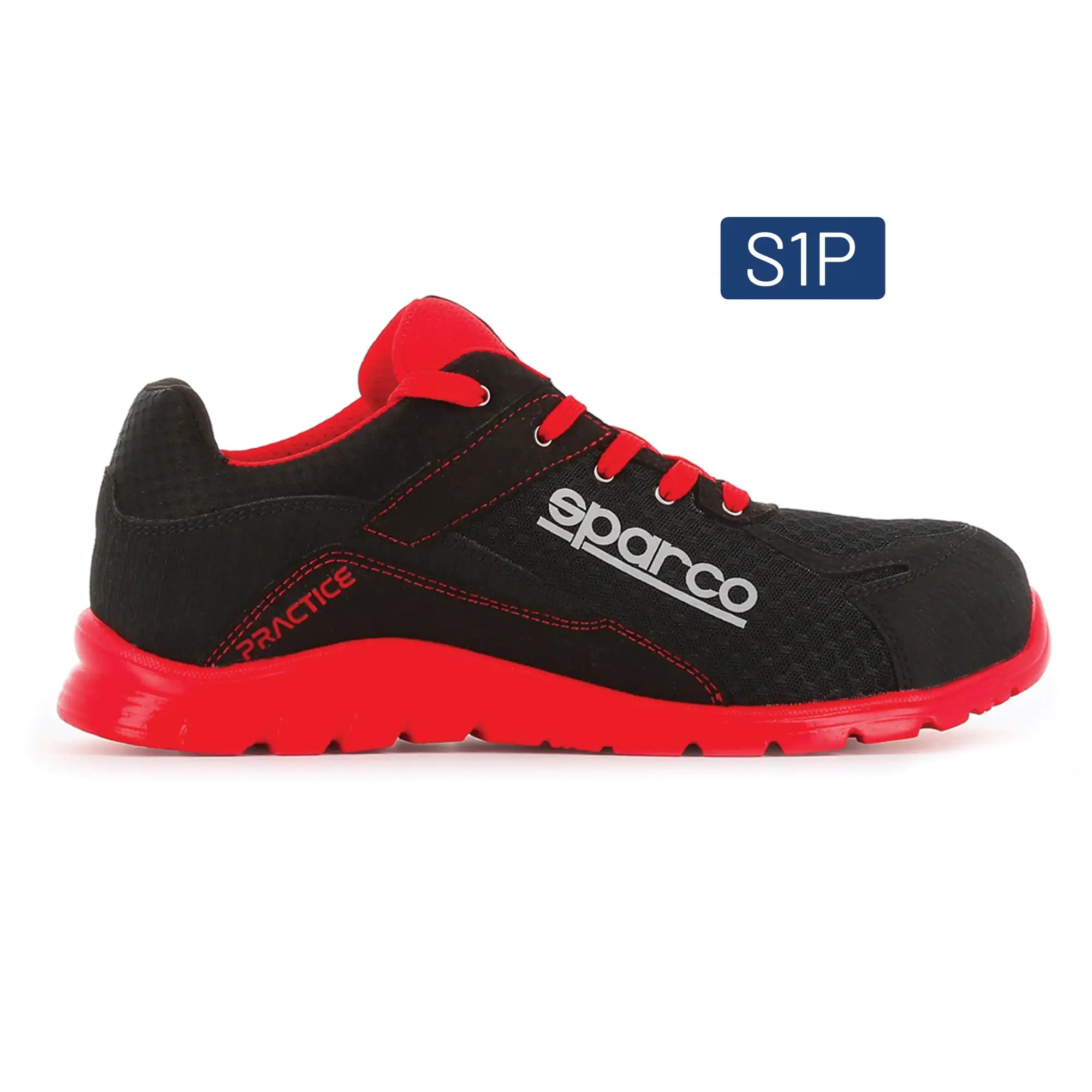 SPARCO 0751747NRRS Shoes Practice Jacques Black/Red 47 Photo-0 