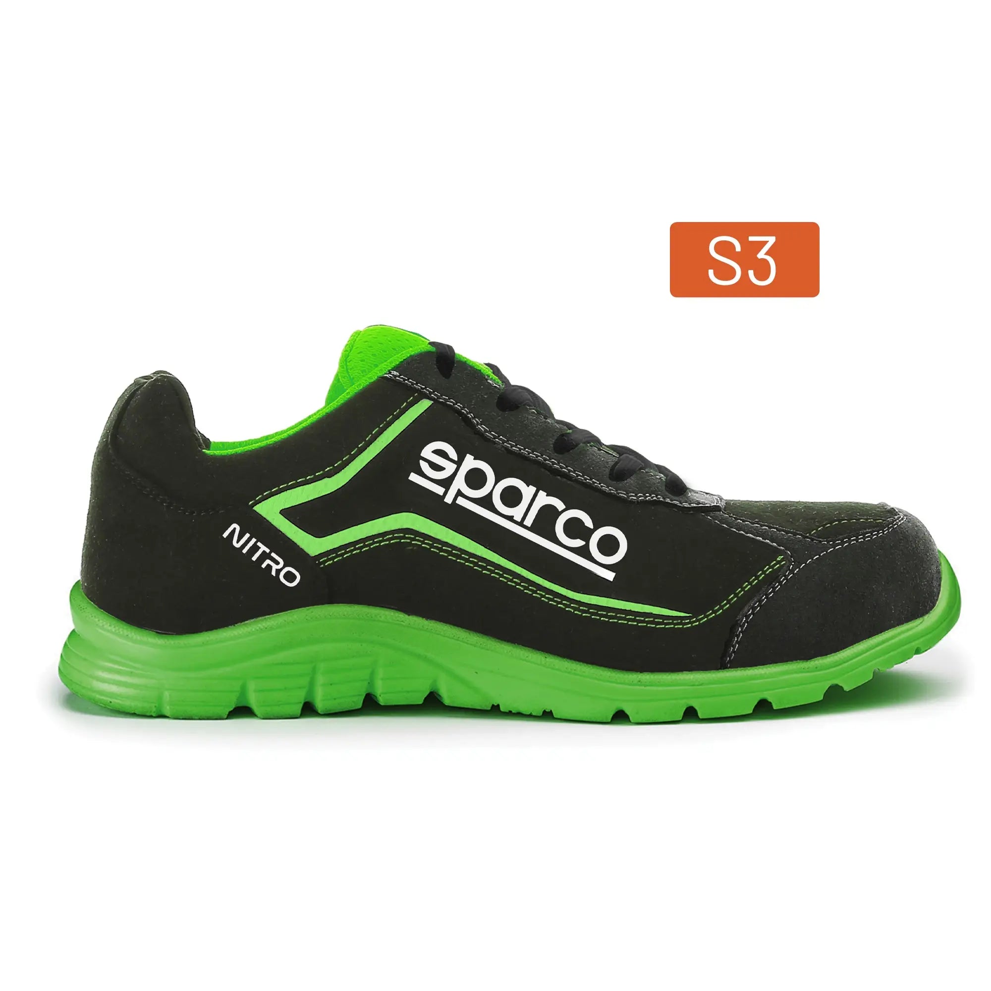 SPARCO 0752240NRVF Shoes Nitro Ott S3 Black/Green fluo 40 Photo-0 