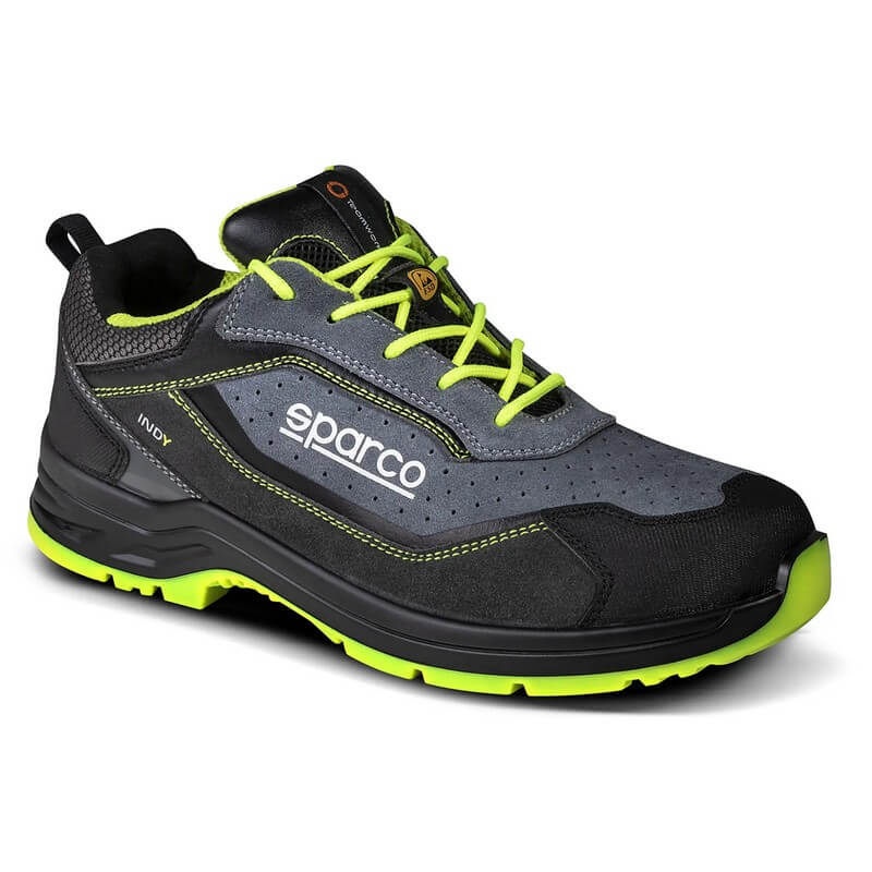 SPARCO 0753841GSGF Shoes Indy Texas S1P ESD grey / yellow fluo 41 Photo-0 