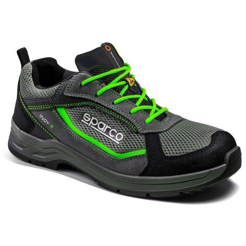 SPARCO 0753946GSVF Shoes Indy-R Sonoma S1P ESD Grey/Green 46 Photo-0 