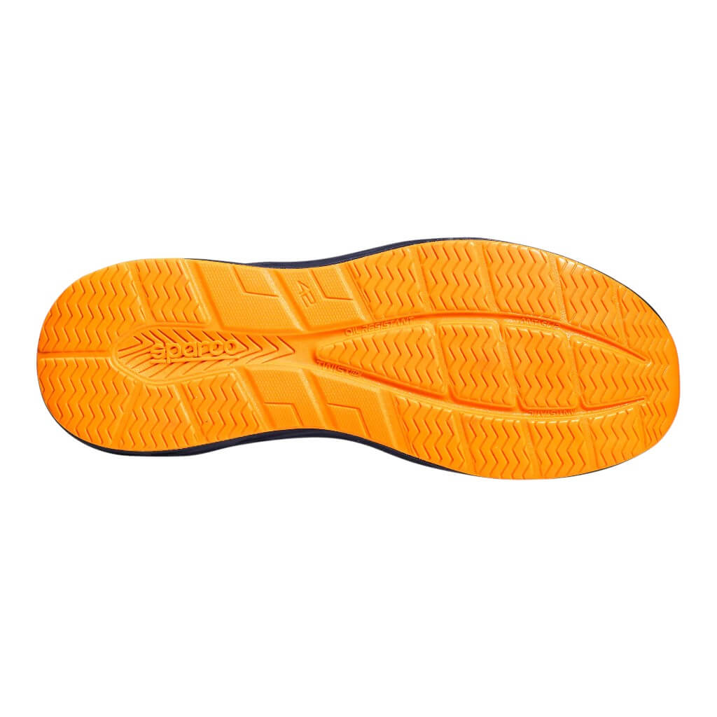 SPARCO 07545GU48BMAF Mechanics Shoes Mirage Gulf S1PS, Navy Blue/Fluo Orange, Size 48 Photo-2 