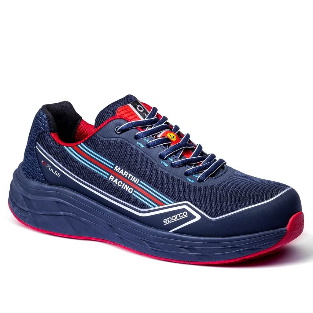 SPARCO 07545MR43BMRS Shoes Impulse Martini-R Corsica, Blue Marine / Red, Size 43 Photo-0 