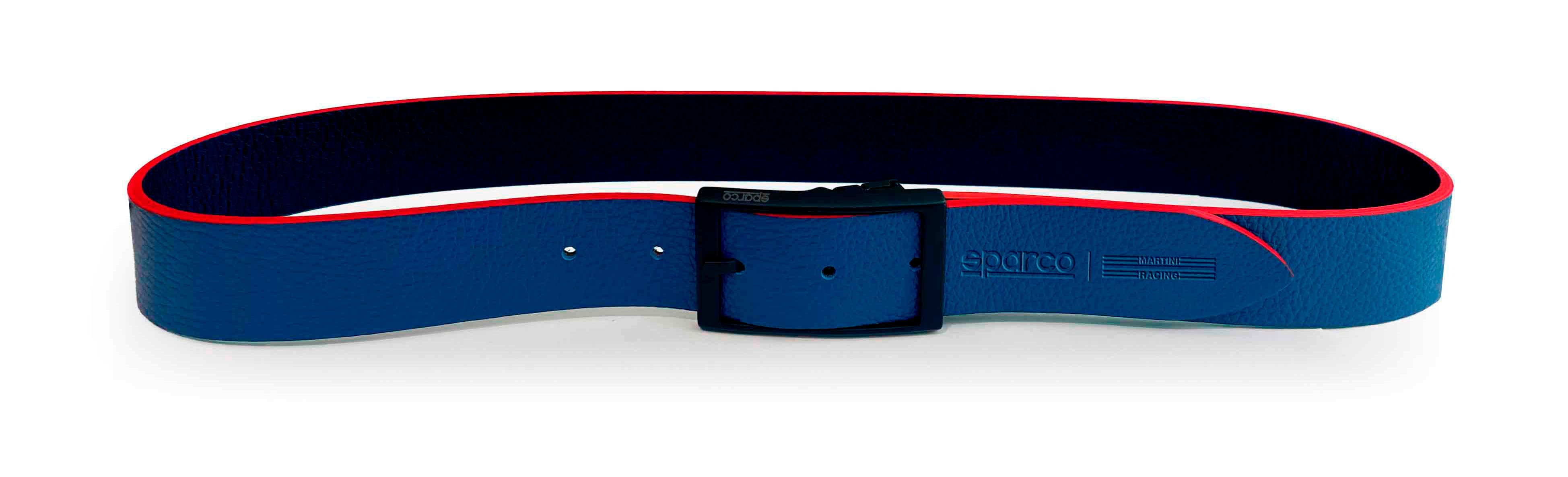 SPARCO 099149MRN2 Leather belt double face MARTINI RACING 105 cm Photo-2 