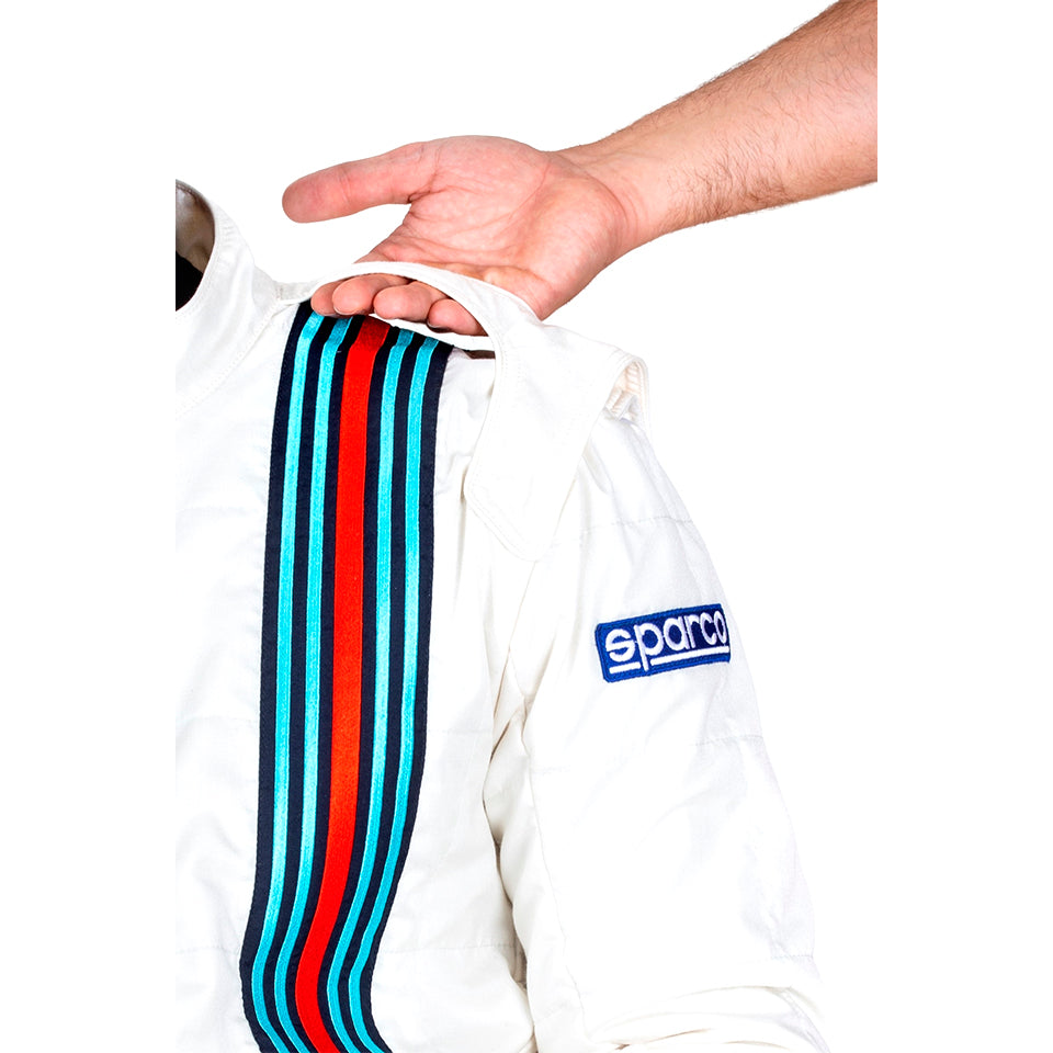 SPARCO 001144V60BI Racing suit COMPETITION VINTAGE R567, FIA 8856-2018, white, size 60 Photo-2 