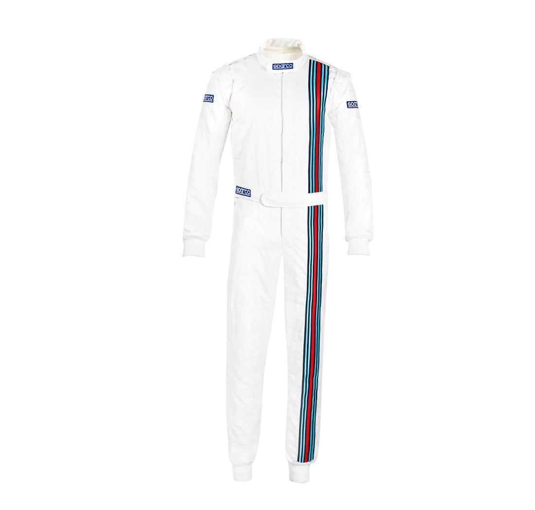 SPARCO 001144V60BI Racing suit COMPETITION VINTAGE R567, FIA 8856-2018, white, size 60 Photo-0 