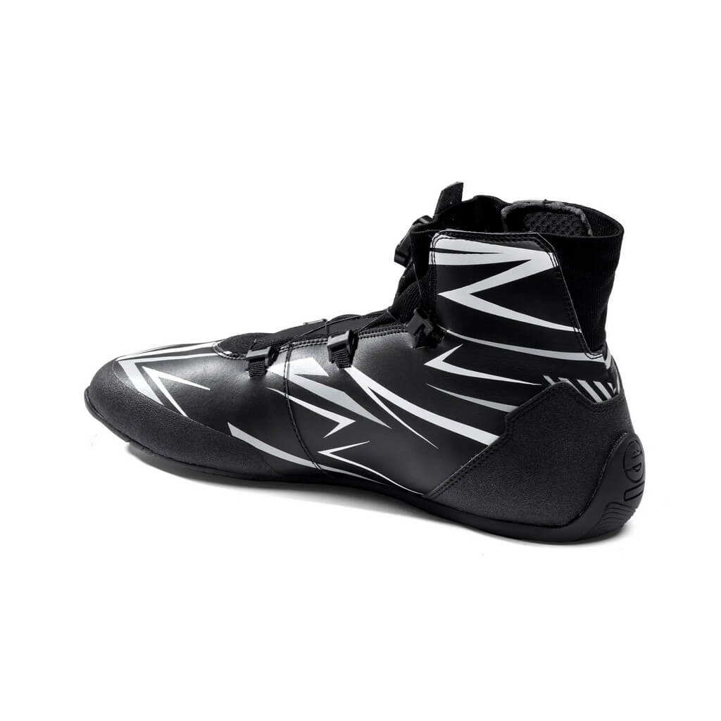 SPARCO BKB0002B0K06039 Karting Shoes K-Rapid Rotor, Black / White, Size 39 Photo-1 