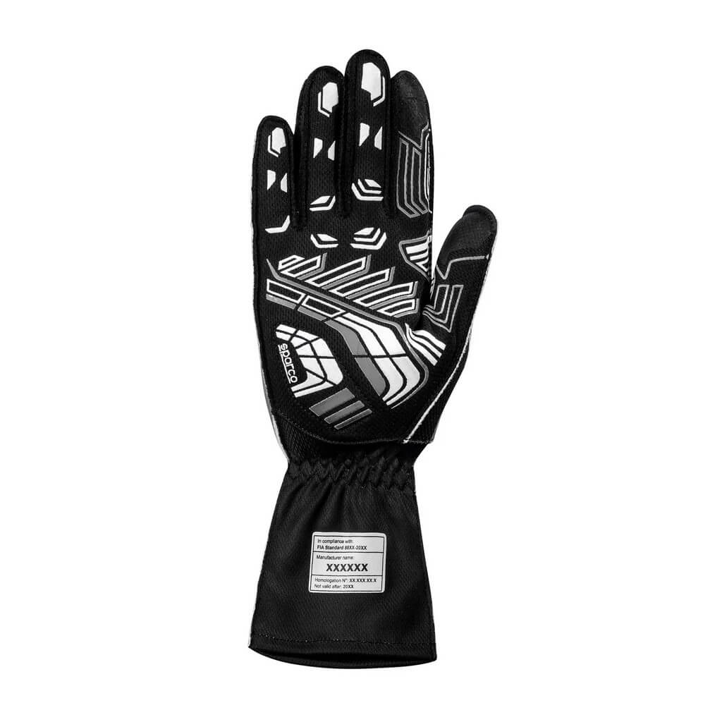 SPARCO BKG0003B0K1004 Karting Gloves K-Arrow + (FIA 8877-2022), Black / Grey, Size 4 Photo-1 