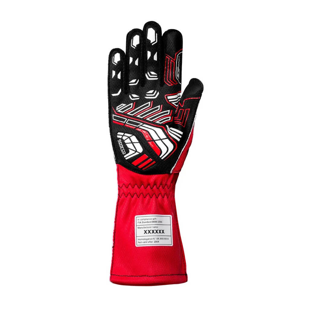 SPARCO BKG0003B0R2705 Karting Gloves K-Arrow + (FIA 8877-2022), Red / Black, Size 5 Photo-1 