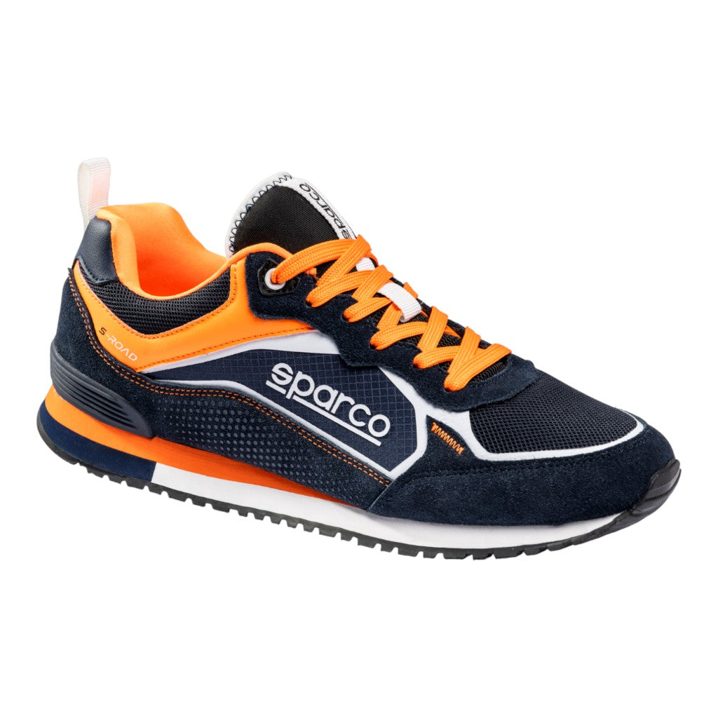 SPARCO BMB0001B0N12039 Lifestyle Shoes S-Road, Blue/Orange, Size 39 Photo-0 