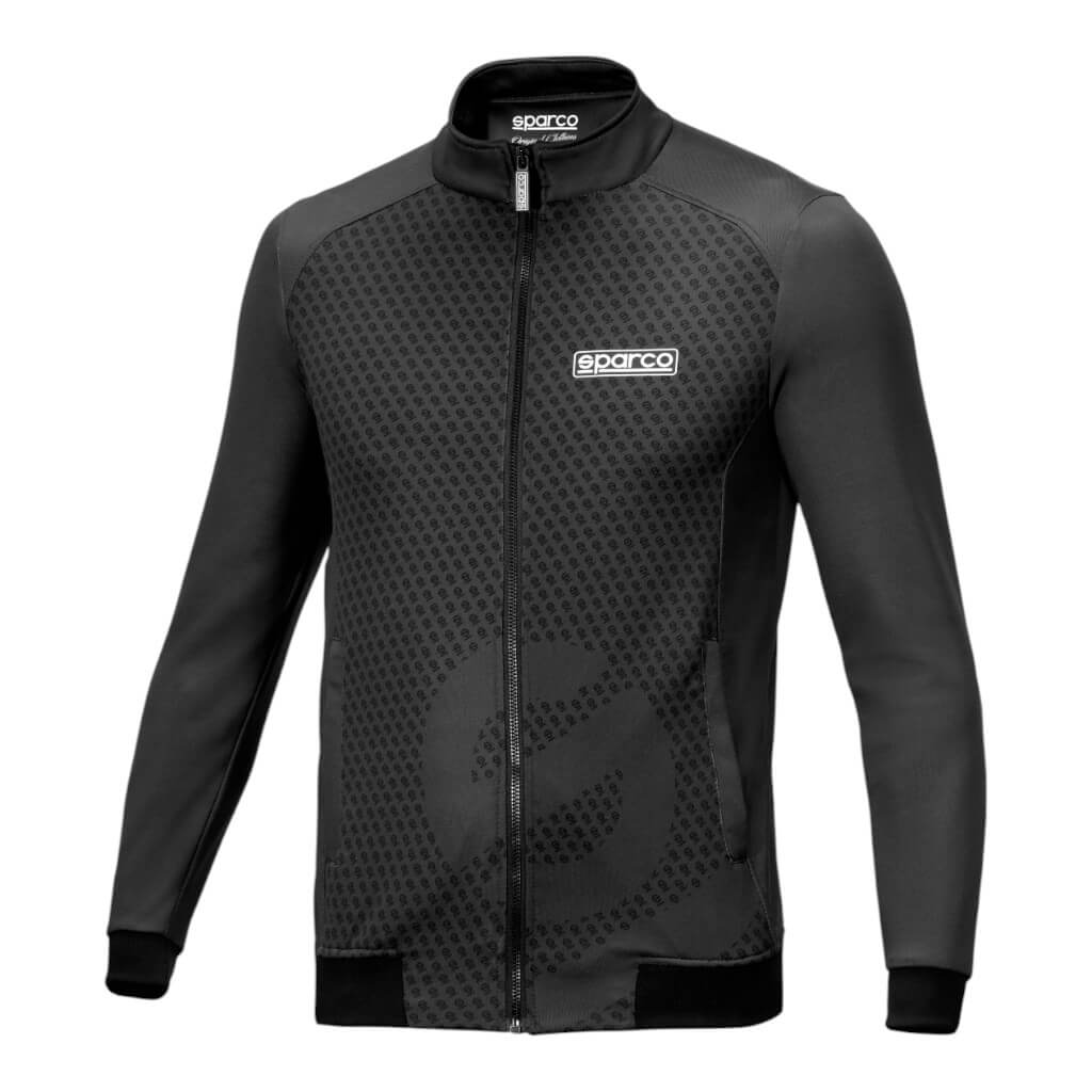 SPARCO BMJ0039B0K012XL Full Zip Sweatshirt Subly, Black, Size 2XL Photo-0 
