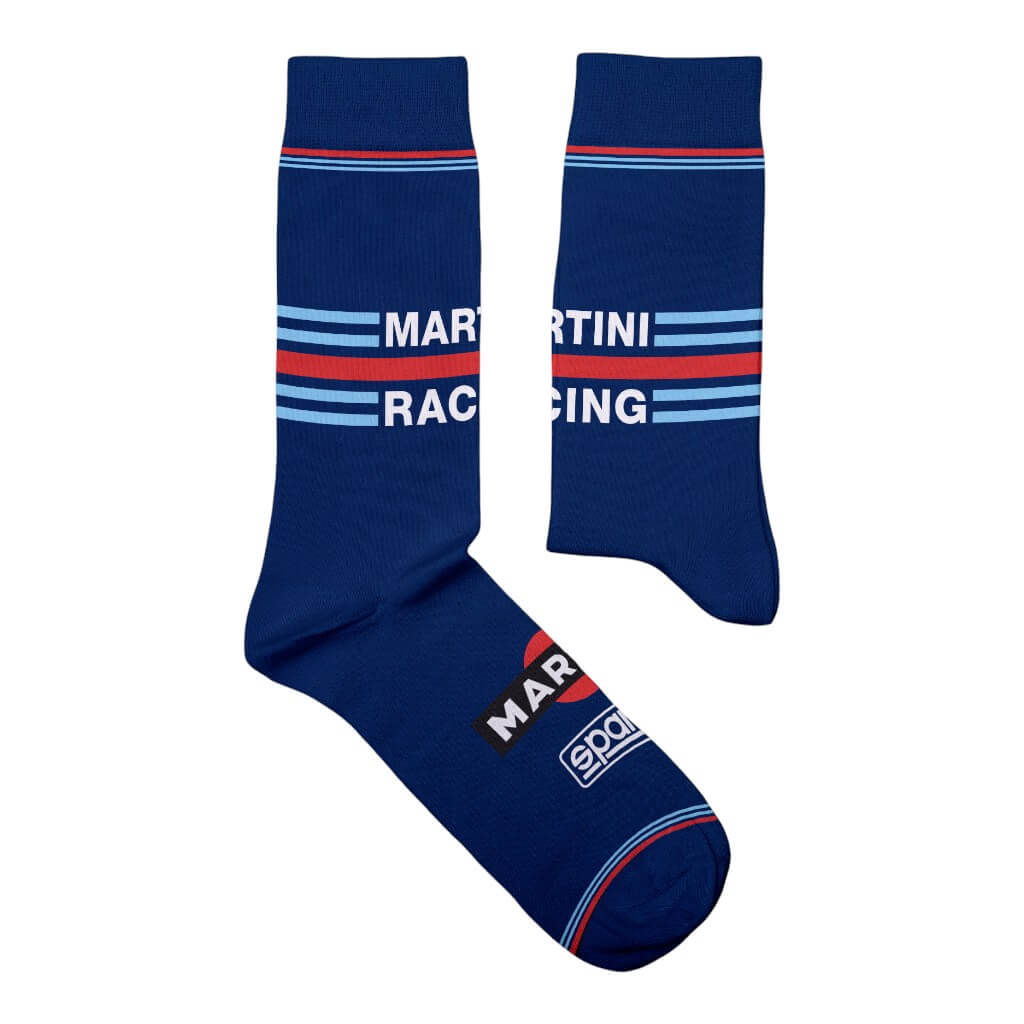 SPARCO BMZ0011D0N02A32 Socks Martini-R Iconic 2, Blue, Size 36-40 Photo-0 