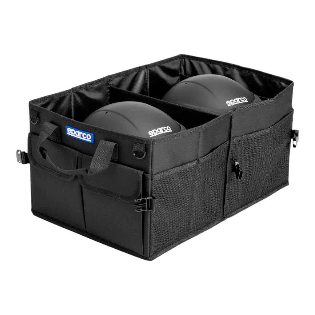 SPARCO BRH0031B0K0100N Foldable Helmet Box, Black Photo-0 