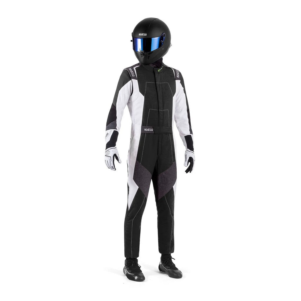 SPARCO BRS0005B0K06058 Racing Suit X-Light Full Efficiency, Black / White, Size 58 Photo-1 