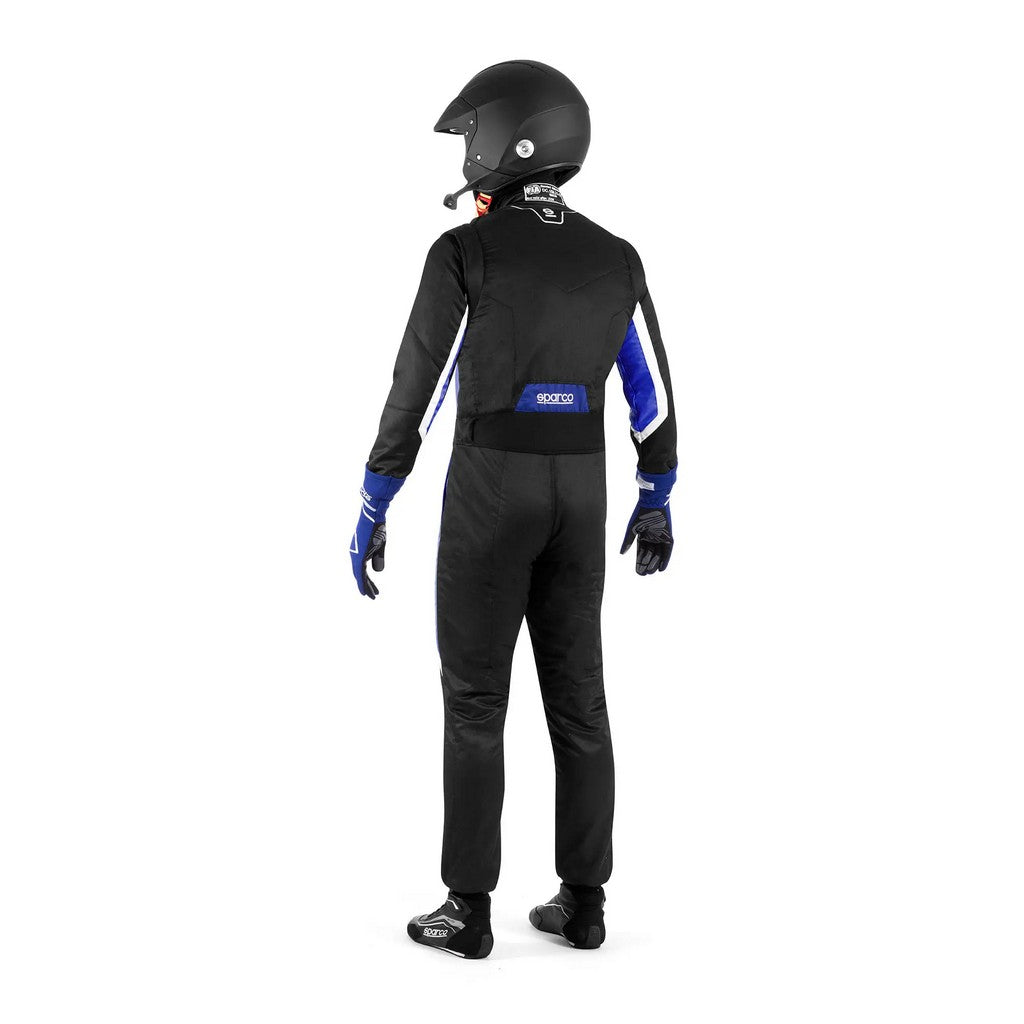 SPARCO BRS0006B0K05060 Racing Suit Sprint (R566), Black / Light Blue, Size 60 Photo-4 