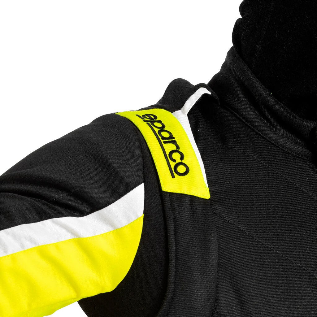SPARCO BRS0006B0K08054 Racing Suit Sprint (R566), Black / Fluo Yellow, Size 54 Photo-2 