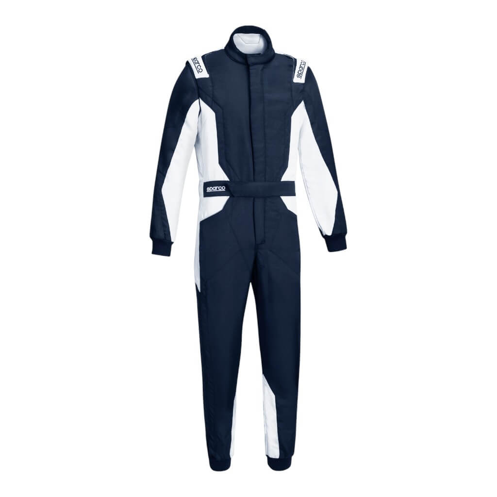 SPARCO BRS0050B0N33060 Racing Suit Sprint S Advanced, Blue/Silver, Size 60 Photo-0 