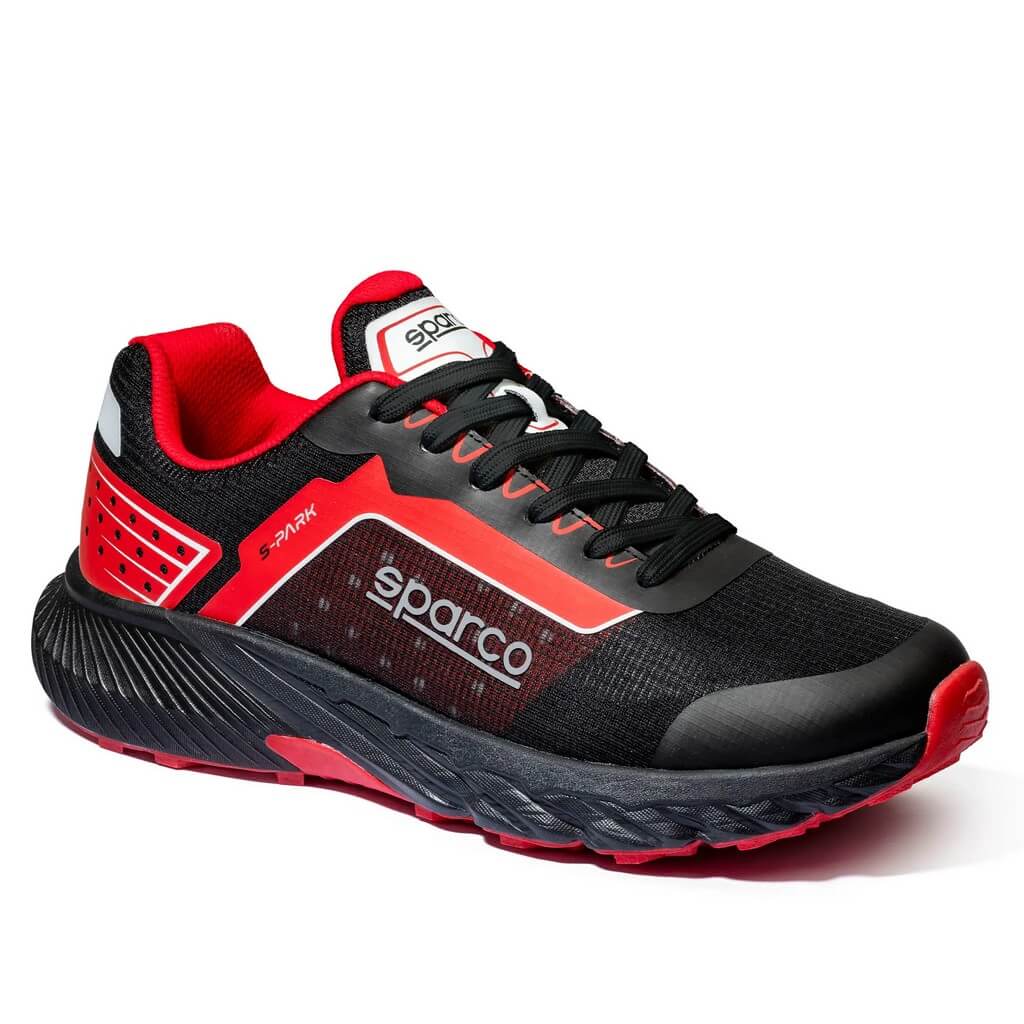 SPARCO BTB0007B0K12048 Mechanics Shoes S-Park Sepang, Black / Red, Size 48 Photo-0 