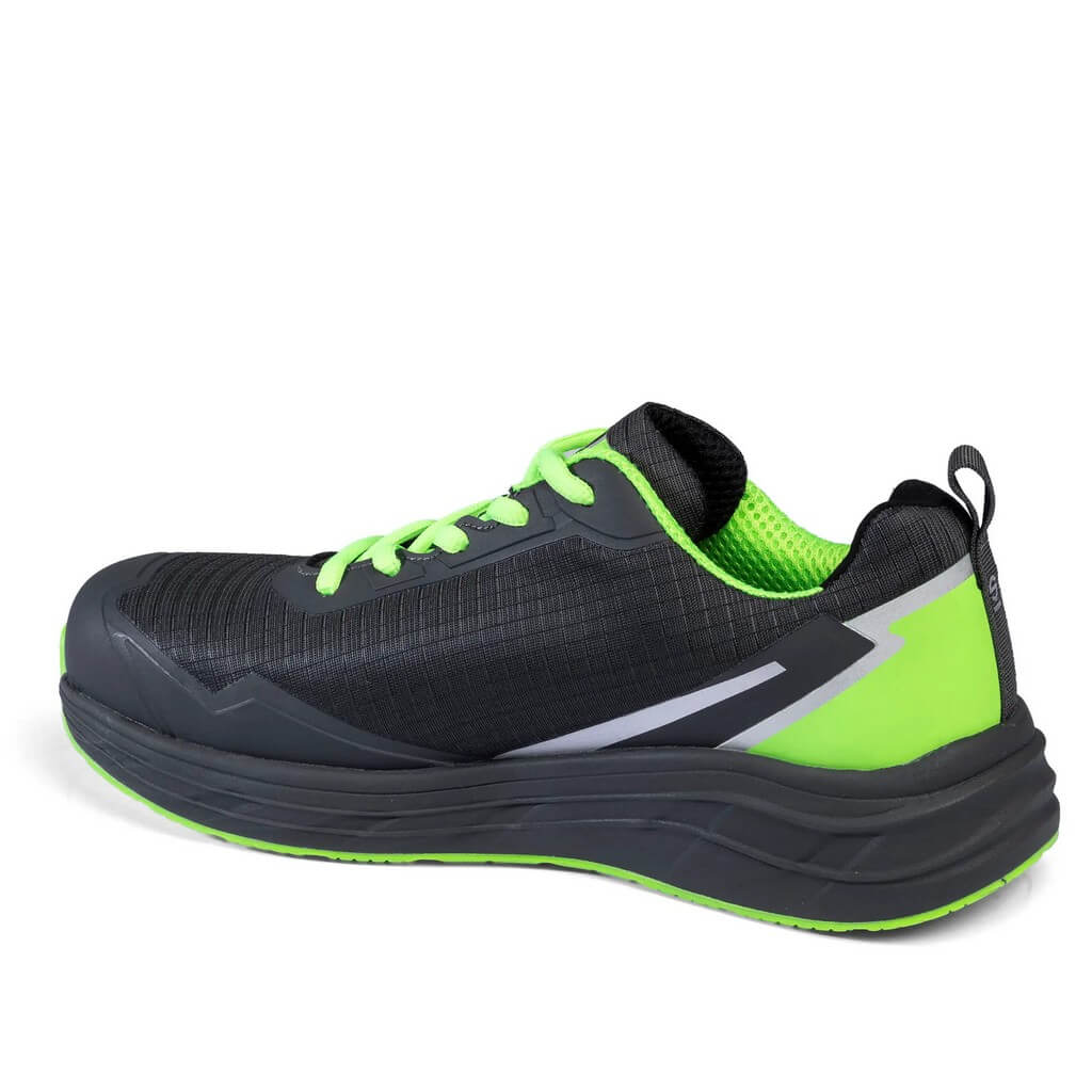 SPARCO BTB0013B0E54038 Shoes Impulse Lucas S3S, Dark Grey / Fluo Green, Size 38 Photo-1 