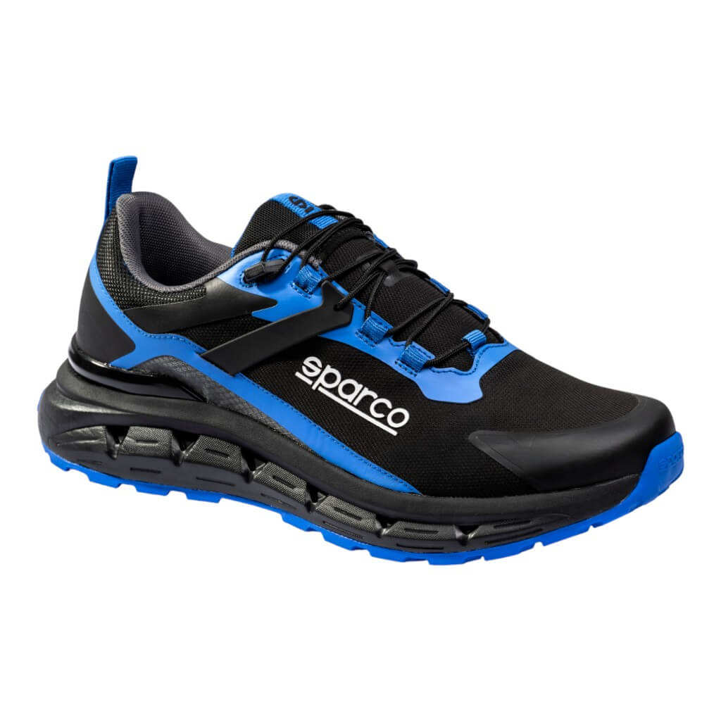 SPARCO BTB0037B0K05036 Teamwork Shoes S-Pike Moulinon O2, Black/Blue, Size 36 Photo-0 