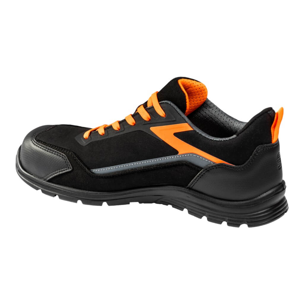 SPARCO BTB0044B0K04037 Mechanics Shoes Nitro Kalle S3S, Black/Fluo Orange, Size 37 Photo-1 