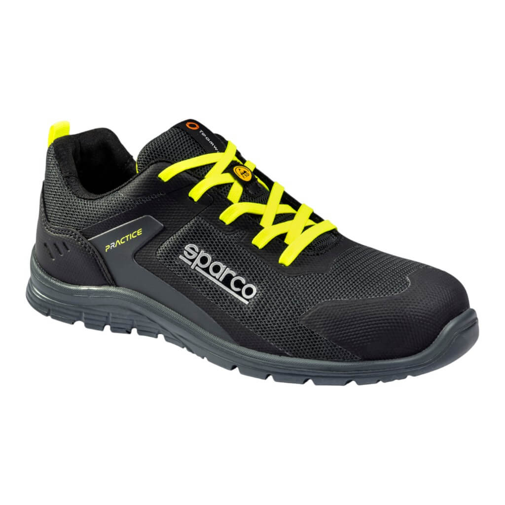SPARCO BTB0047B0E33036 Mechanics Shoes Practice Josef S1PS, Dark Grey/Fluo Orange, Size 36 Photo-0 