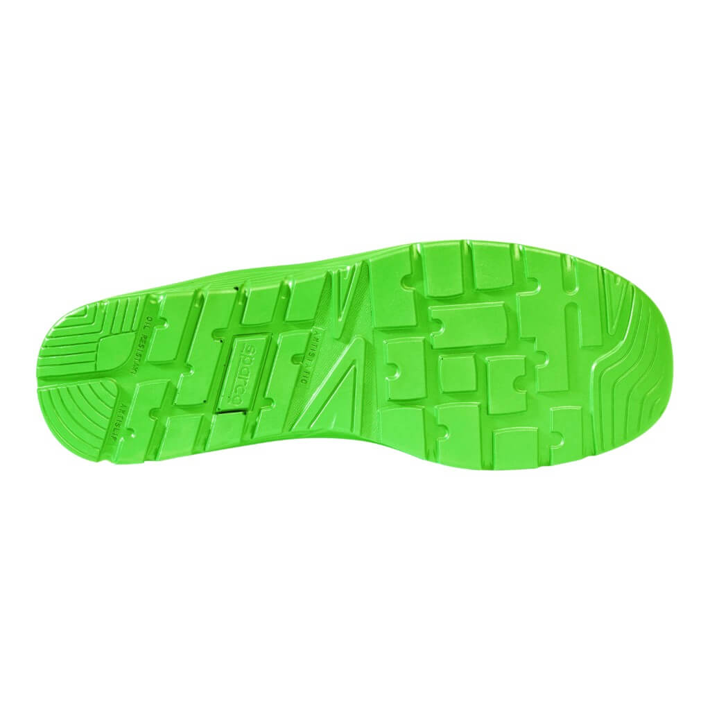 SPARCO BTB0047B0K15036 Mechanics Shoes Practice Rinus S1PS, Black/Fluo Green, Size 36 Photo-2 