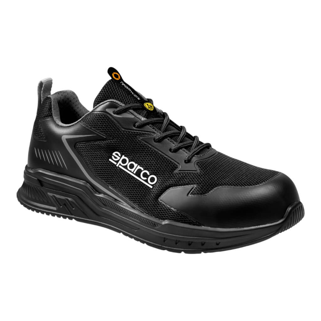 SPARCO BTB0049B0K11038 Mechanics Shoes Turbo Clamp S1PS, Black/Grey, Size 38 Photo-0 