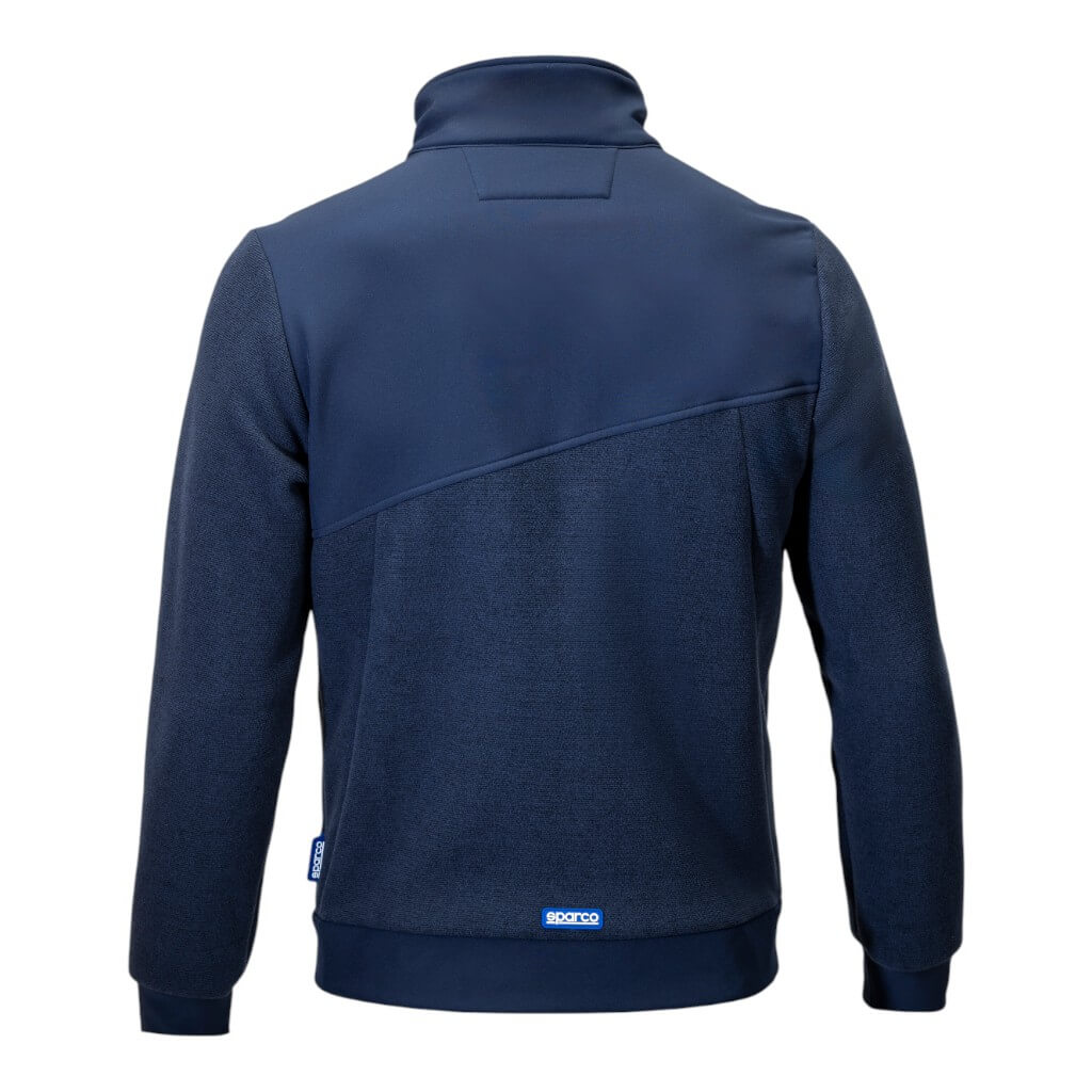 SPARCO BTF0004B0N020XS Full Zip Fleece Grit Crestone, Blue, Size XS Photo-1 