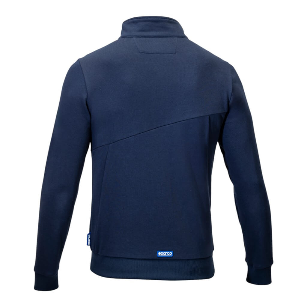 SPARCO BTJ0010B0N023XL Full Zip Sweatshirt Grit Plata, Blue, Size 3X Photo-1 