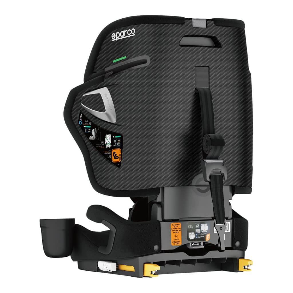SPARCO BYR0007B0K0100N Child Seat SK8000I, ISOFIX, ECE R129/03, 76-150 cm, Black Photo-3 