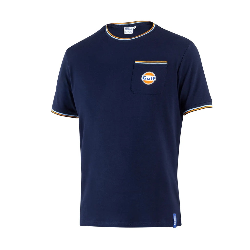 SPARCO BML0005S0N023L T-Shirt Pocket GULF (Color Navy Blue / Size L) Photo-0 