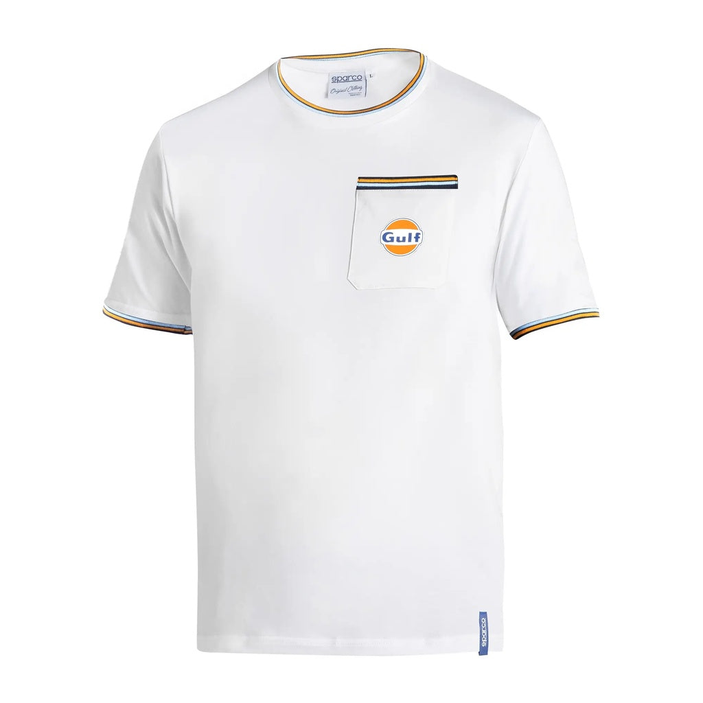 SPARCO BML0005S0W013L T-Shirt Pocket GULF (Color White / Size L) Photo-0 