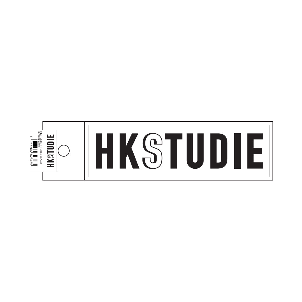 HKS HKSTUDIE-GD001 Sticker HKSTUDIE (White) Photo-0 