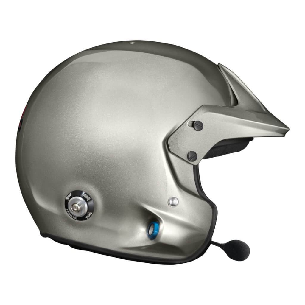 STILO AA0114EG2X54 Open-Face Helmet Venti4 Trophy Plus Composite, FIA 8859-24 Hans, Titanium/ Black, Size 54 Photo-2 