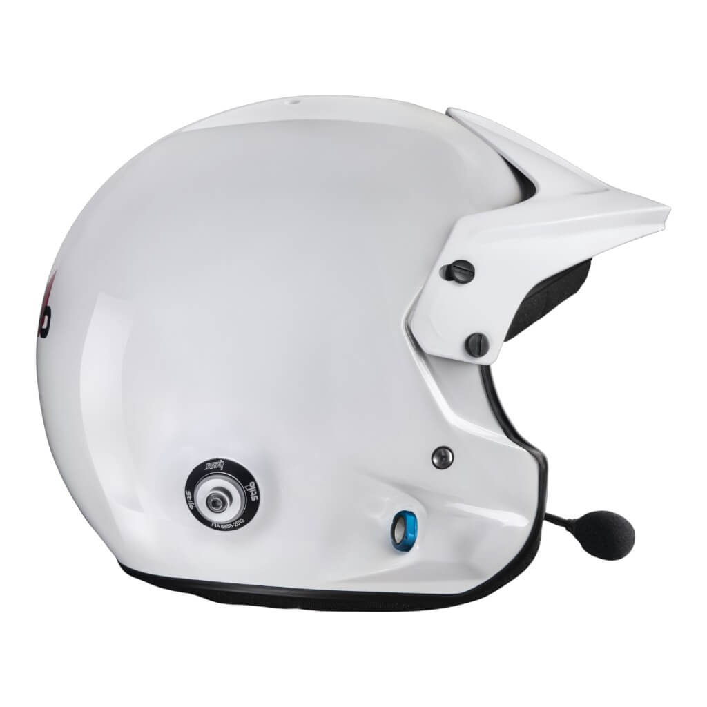 STILO AA0114EG2X610101 Open-Face Helmet Venti4 Trophy Plus Composite, FIA 8859-24 Hans, White/ Black, Size 61 Photo-1 