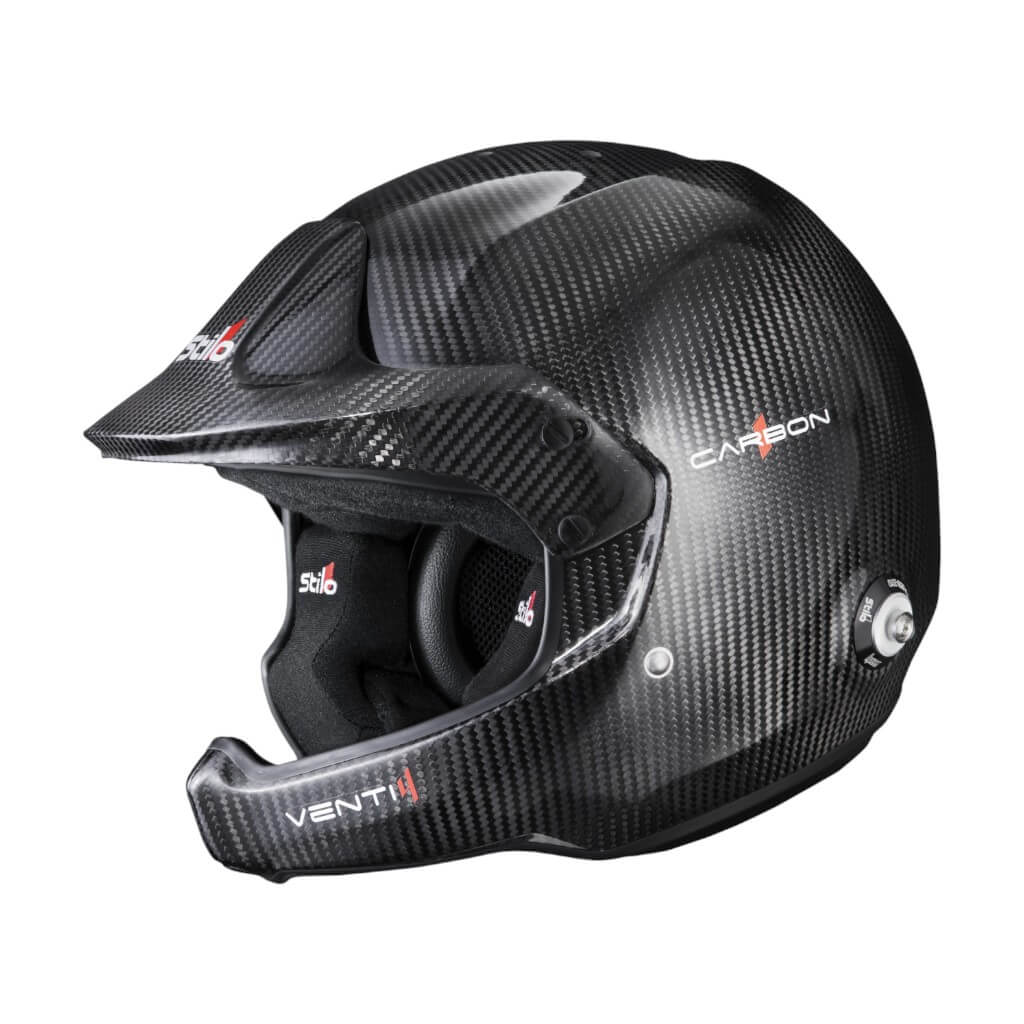 STILO AA0224BG1X59 Open-Face Helmet Venti4 WRC Carbon Rally, FIA 8859-24 Hans, Size 59 Photo-0 