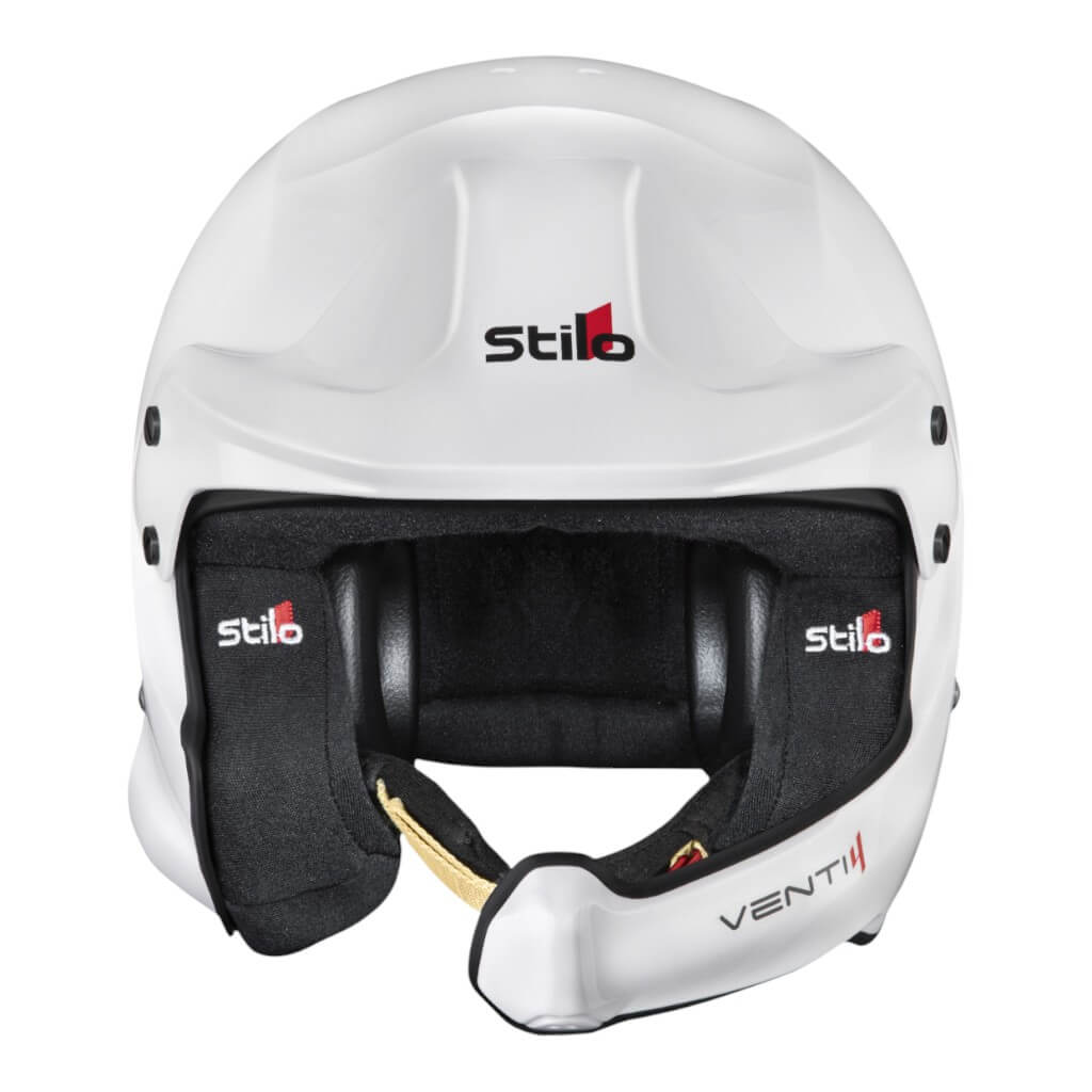 STILO AA0224BG2X630101 Open-Face Helmet Venti4 WRC Composite Rally, FIA 8859-24 Hans, White/ Black, Size 63 Photo-1 