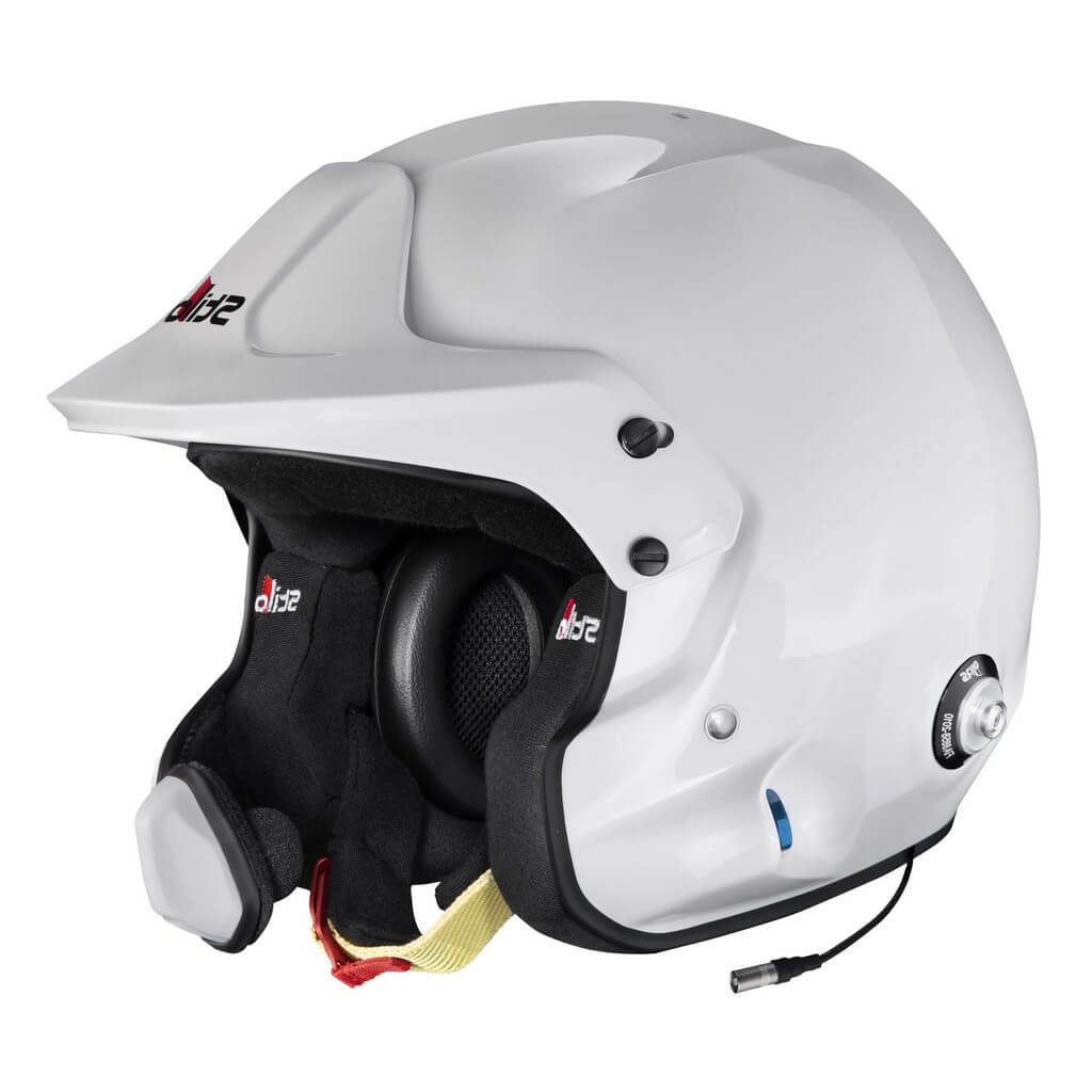 STILO AA0224CG2X570101 Open-Face Helmet Venti4 WRC Composite Turismo, FIA 8859-24 Hans, White/ Black, Size 57 Photo-0 