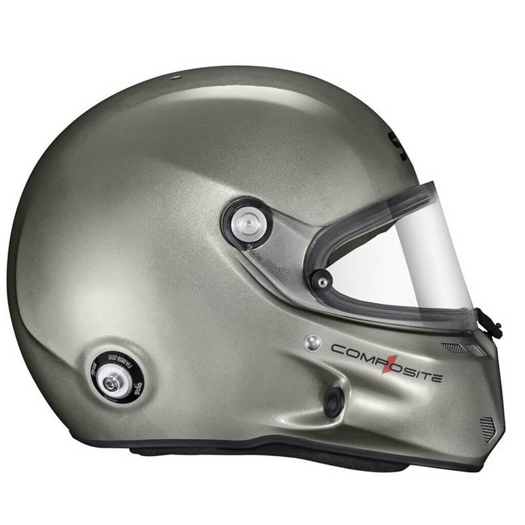 STILO AA0800CG2X59 Full-Face Helmet ST6 F Composite Turismo, FIA 8859-24 Hans, Titanium/ Black, Size 59 Photo-1 