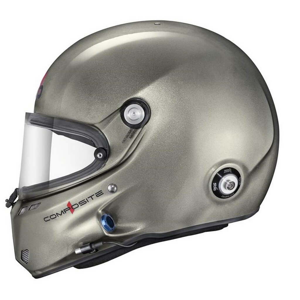 STILO AA0800CG2X59 Full-Face Helmet ST6 F Composite Turismo, FIA 8859-24 Hans, Titanium/ Black, Size 59 Photo-3 