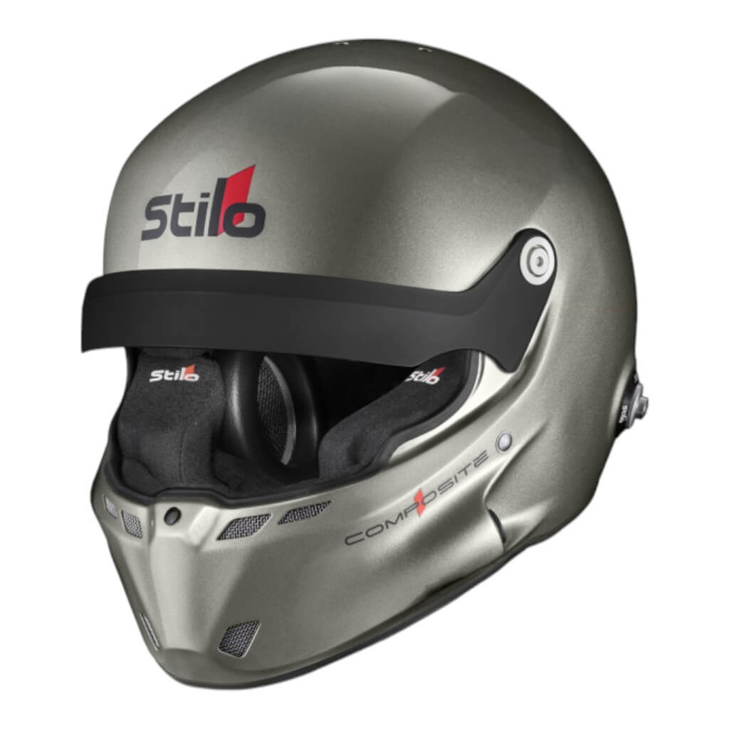 STILO AA0801RG2X59 Full-Face Helmet ST6 R Composite Rally, FIA 8859-24 Hans, Titanium/ Black, Size 59 Photo-0 