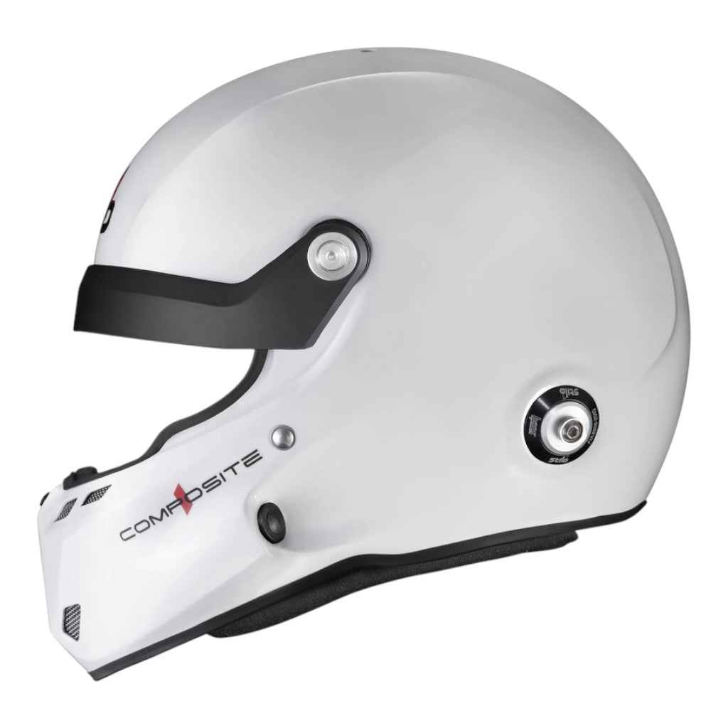 STILO AA0801RG2X540101 Full-Face Helmet ST6 R Composite Rally, FIA 8859-24 Hans, White/ Black, Size 54 Photo-1 